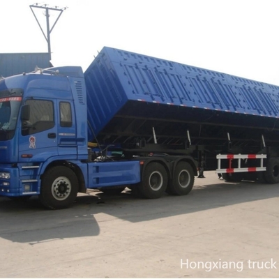 Charge utile maximale 100 t 50 t 5 essieux en forme de U Dump arrière semi-camion remorque pour votre bénéfice