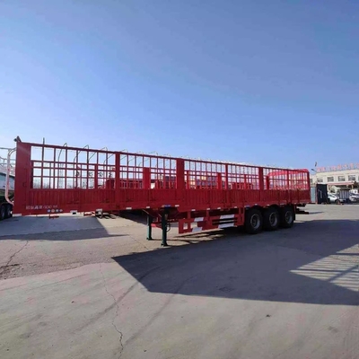 Semi-remorque à pile à poutre droite à 3 axes pour le transport de marchandises