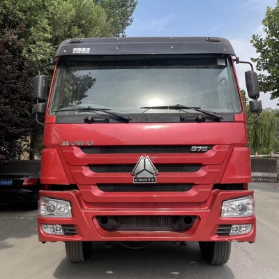 HOWO 8X4 375 TIPPER 500HP TIPPER déchargeuse utilisée avec suspension pneumatique Chauffeur siège principal