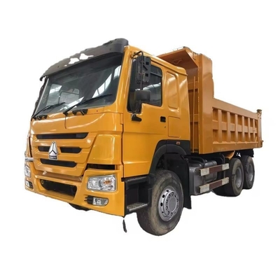 Conception de pneus sans tuyau camion de décharge minier utilisé HOWO 375HP Volant à droite 10 roues 6X4