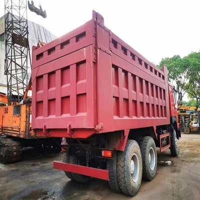 Conception de pneus sans tuyau camion de décharge minier utilisé HOWO 375HP Volant à droite 10 roues 6X4