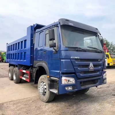 Conception de pneus sans tuyau camion de décharge minier utilisé HOWO 375HP Volant à droite 10 roues 6X4