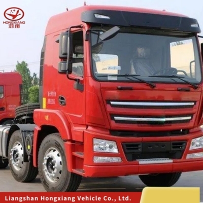 Conception de pneus sans tube de 400 chevaux 6x4 camion tracteur avec une capacité de charge de 8,2 tonnes et moteur à carburant