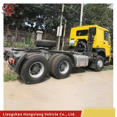 Conception de pneus sans tube de 400 chevaux 6x4 camion tracteur avec une capacité de charge de 8,2 tonnes et moteur à carburant
