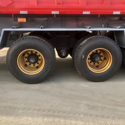 50 tonnes 60 tonnes et 80 tonnes Capacité 4 remorques à décharge à essieux pour services de livraison à plat