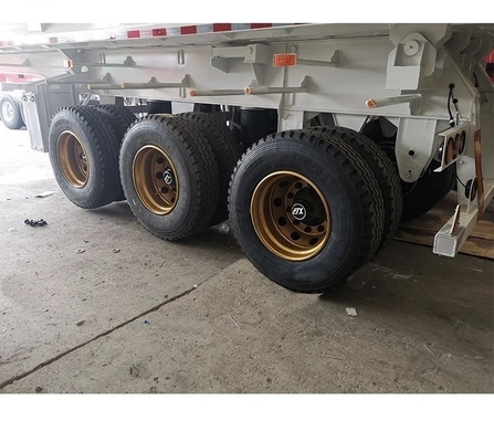 40 à 80 tonnes de camions à décharge de type U à trois axes, semi-remorques avec système de freinage antiblocage ABS