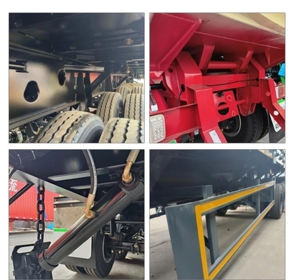 2/3/4 Axle Custom Dump Truck Trailer 40-100 Tonnes pour et 1 an de service après-vente