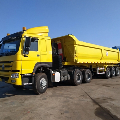 Camion à décharge à trois essieux sur mesure avec une capacité de 40 à 150 tonnes selon les besoins du client