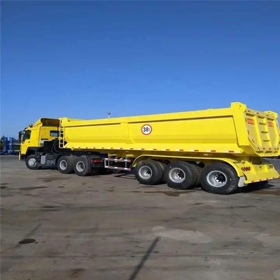 Camion à décharge à trois essieux sur mesure avec une capacité de 40 à 150 tonnes selon les besoins du client
