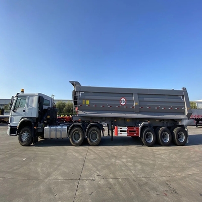 Camion à décharge à trois essieux sur mesure avec une capacité de 40 à 150 tonnes selon les besoins du client