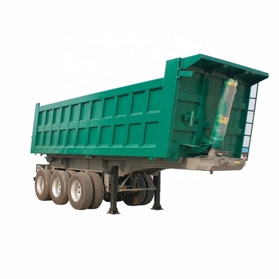 3 axes 40-100 tonnes camion de décharge arrière semi-remorque à pointe arrière pour la technologie avancée