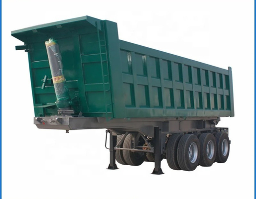 3 axes 40-100 tonnes camion de décharge arrière semi-remorque à pointe arrière pour la technologie avancée