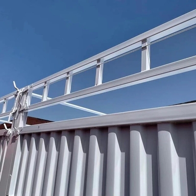 Trailers à paroi latérale de 3,5 à 4 axes à chaud, légers, de 5,5 tonnes, semi-remorques de transport de marchandises