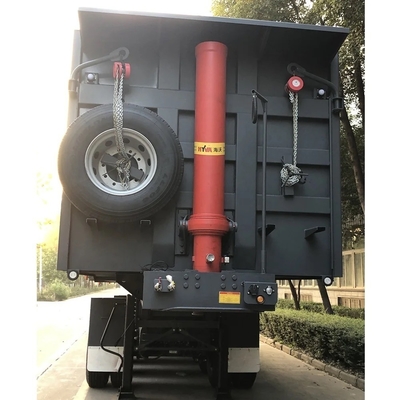 Auto-dépôt de 6 axes Dump Trailer Dump Truck Transport Semi-remorque pour charges lourdes