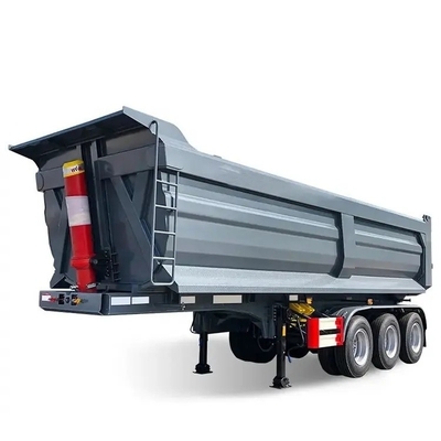 U-Shaped basculant remorque arrière 50 60 80 Tonnes basculant hydraulique avec personnalisation