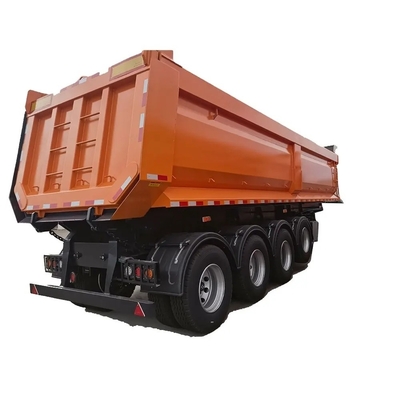 U-Shaped basculant remorque arrière 50 60 80 Tonnes basculant hydraulique avec personnalisation