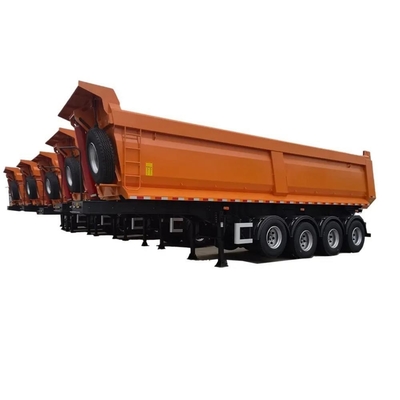 6 axes de remorque à décharge de véhicule de transport semi-remorque à décharge de véhicule de transport avec système de freinage antiblocage ABS