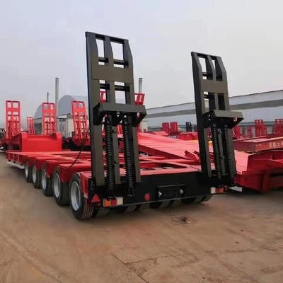 Tracteur sur mesure plateau de transport semi-remorque 13500X3000X1550 mm 3 axes 1 an Service après-vente