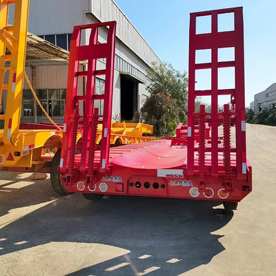 3 essieux 60 tonnes 80 tonnes lit bas 3 essieux semi-remorque semi-remorque avec essieu 13t