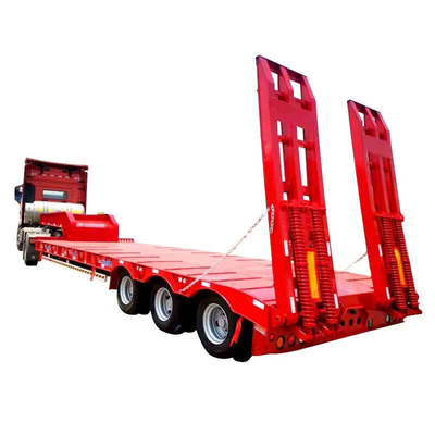 3 essieux 60 tonnes 80 tonnes lit bas 3 essieux semi-remorque semi-remorque avec essieu 13t