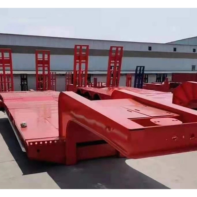 Garantie 40FT Skeleton Semi-remorque à plat bas avec système de freinage antiblocage ABS