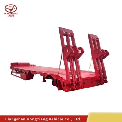 2240mm Traîneau à bande basse semi-remorques pour chargeur de pelleteuse convoyeur de chargement de camion remorque