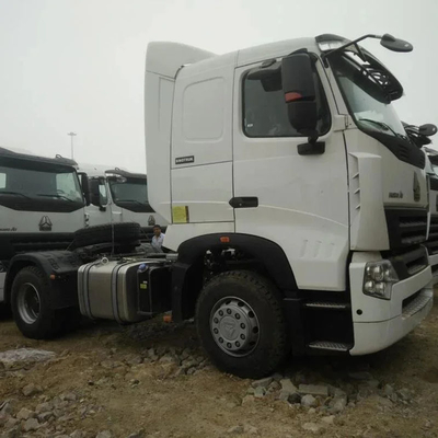 6*4 roue motrice Sinotruk HOWO CNG camion tracteur 10 rounds moteur camion tracteur d'occasion