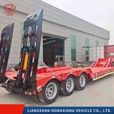 Excavateur lourd de 80 tonnes, transporteur à basse charge avec acier et hydraulique extensible
