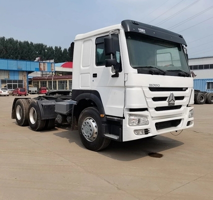 Utilisé HOWO 6X4 371HP 375 Truck Tractor Head avec 8,2 tonnes de capacité de charge et de performance