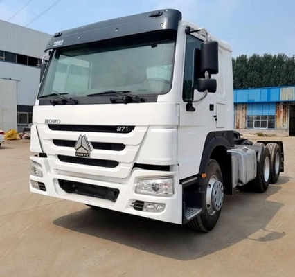Utilisé HOWO 6X4 371HP 375 Truck Tractor Head avec 8,2 tonnes de capacité de charge et de performance
