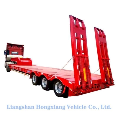 S'il vous plaît consulter le service à la clientèle Good Heavy Duty 3 axes 50 tonnes basse lit Semi-remorques Transport