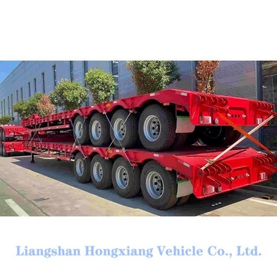 S'il vous plaît consulter le service à la clientèle Good Heavy Duty 3 axes 50 tonnes basse lit Semi-remorques Transport