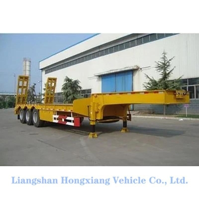 S'il vous plaît consulter le service à la clientèle Good Heavy Duty 3 axes 50 tonnes basse lit Semi-remorques Transport