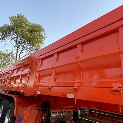 Faisceau principal 500 mm Hauteur Q345b remorque à bascule pour 50T 60T 80T à par les besoins du client