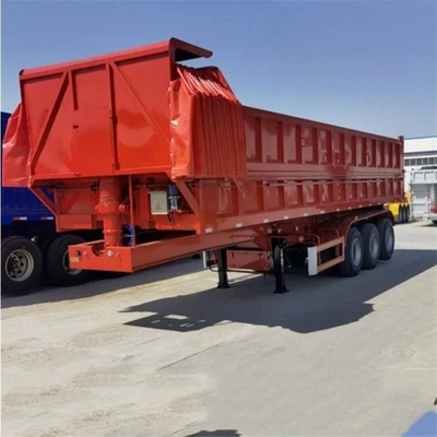 Auto-dépôt 3 essieux 34 mètres cubes camion à décharge arrière dimension 9300*2500*3800mm