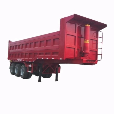 Auto-dépôt 3 essieux 34 mètres cubes camion à décharge arrière dimension 9300*2500*3800mm