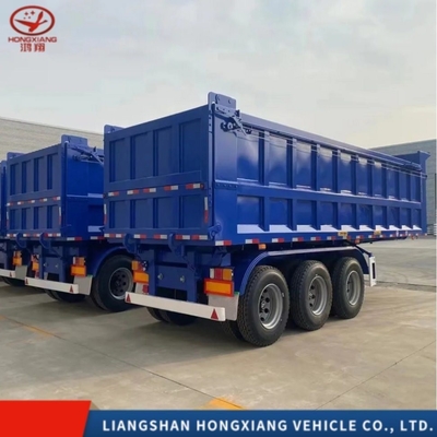 50 tonnes Semi-remorque U type Dump remorques pour les pierres et le sable par les besoins du client