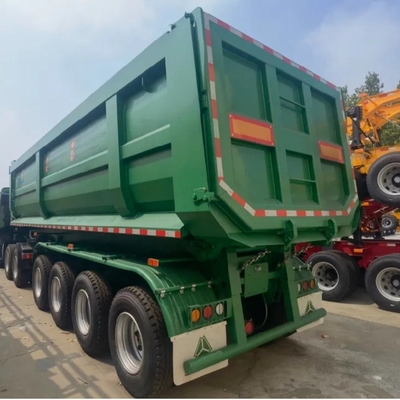 Camion à décharge arrière en forme de U de 80 à 50 tonnes semi-remorque pour le transport de charges lourdes