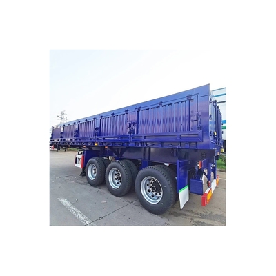 Camion à décharge arrière en forme de U de 80 à 50 tonnes semi-remorque pour le transport de charges lourdes