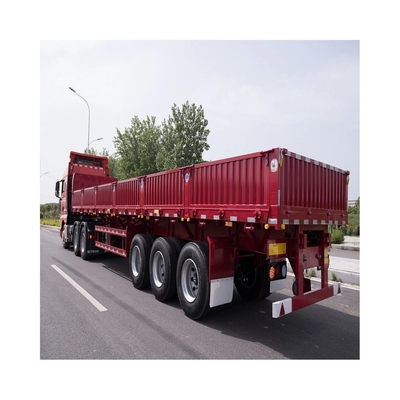 Camion à décharge arrière en forme de U de 80 à 50 tonnes semi-remorque pour le transport de charges lourdes