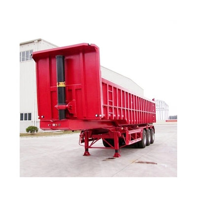 Camion à décharge arrière en forme de U de 80 à 50 tonnes semi-remorque pour le transport de charges lourdes