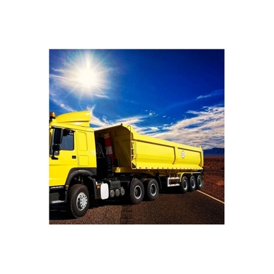 80-100 tonnes 45cbm remorque arrière déchargeuse remorque déchargeuse semi-remorque pour le transport du charbon