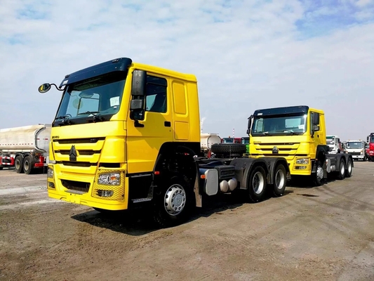 6*4 Camions tracteurs électriques robustes et conviviaux avec fenêtre manuelle et personnalisation