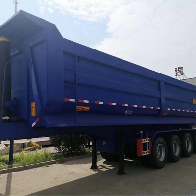 Auto-dépôt 35/40/45m3 Dump Trailer 60 Tons Dump Semi-trailer pour les besoins de grande capacité