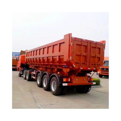 Auto-dépôt 35/40/45m3 Dump Trailer 60 Tons Dump Semi-trailer pour les besoins de grande capacité