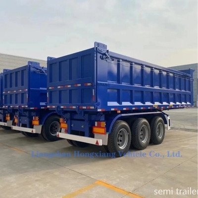 20m3 Trailers à remorque à rouleaux carrés 3 essieux Transports de céréales