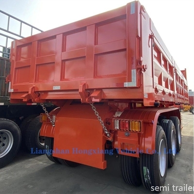 16 Nombre de pneus Trailers à remontage arrière lourds pour le transport de 40 tonnes de sable