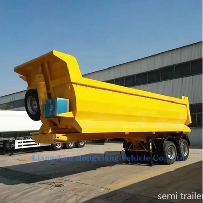 16 Nombre de pneus Trailers à remontage arrière lourds pour le transport de 40 tonnes de sable