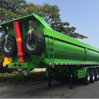 Vente de remorque à rouleaux lourds 3 4 5 essieux 45 cube tracteur à décharge en U