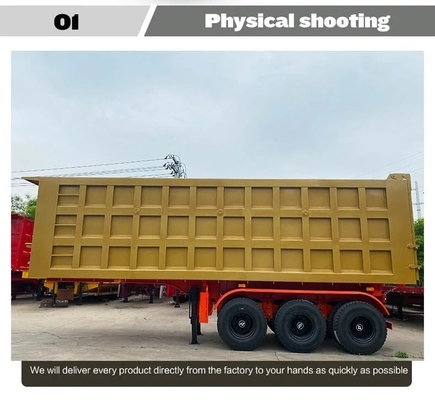 Sinotruk 12 roues 30 mètres cubes HOWO 40 tonnes 8X4 déchargeuse pour performance